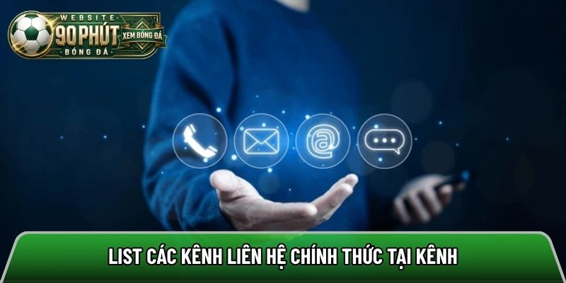 Điểm qua các kênh liên lạc chính thức tại web